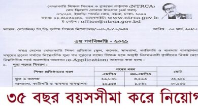 NTRCA 3rd Gono Biggopti E-Application Online 2021 – ngi.teletalk.com.bd