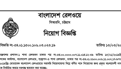 Bangladesh Railway published a Job Circular.