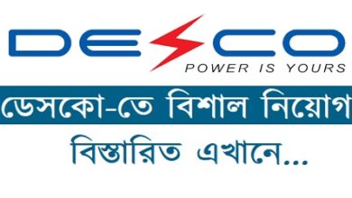 Dhaka Electric Supply Company (DESCO) Job Circular 2022