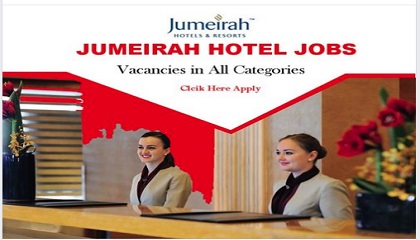 MANY JOB VACANCIES @ JUMEIRAH HOTELS & RESORTS
