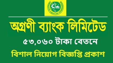 Agrani Bank Limited published a Job Circular.