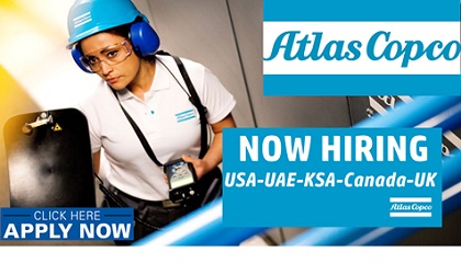 New Job Vacancies at Atlas Copco