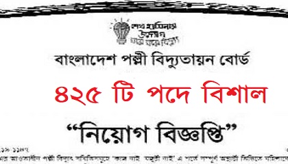 Bangladesh Rural Electrification Board published a Job Circular.