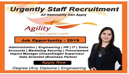 hiring staff recruitment@ AGILITY