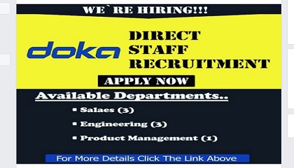 Staff Recruitment DOKA