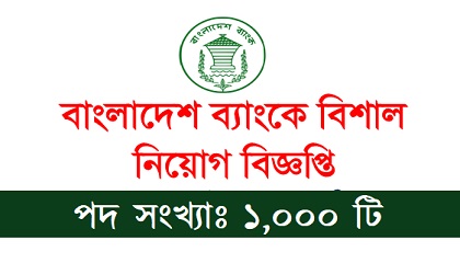 Bangladesh Bank published a Job Circular