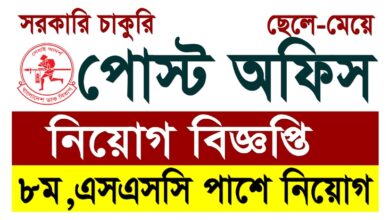 Bangladesh Post Office New jobs Circular 2025