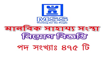 Manobik Sahajya Sangshtha (MSS) published a Job Circular