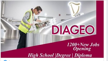 DIAGEO CAREERS – CLICK AND APPLY NOW