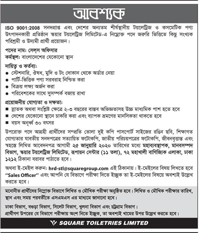 Square Group Job Circular 2020