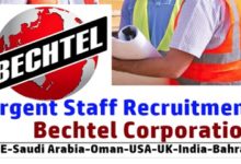 Job Vacancies at Bechtel