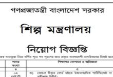 Ministry of Industry Job Circular 2020