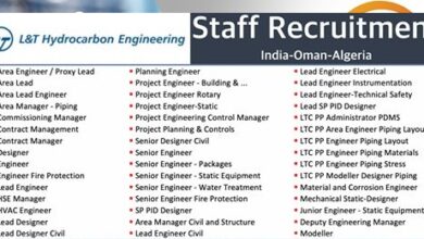 Latest Oil and Gas Jobs at L&T Hydrocarbon Engineering