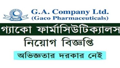 GACO Pharmaceuticals Job Circular