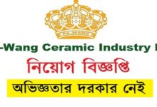 Pa-Wang Ceramic Industry Ltd Job Circular