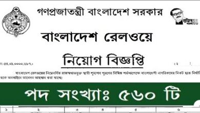 Bangladesh Railway Job Circular online apply
