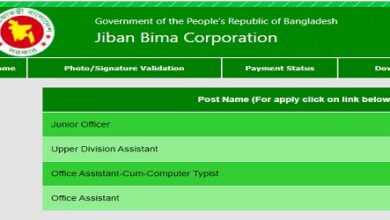 Jiban Bima Corporation Job Circular