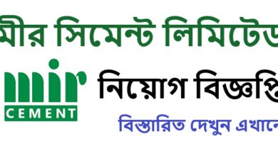 Mir Cement Limited Job Circular