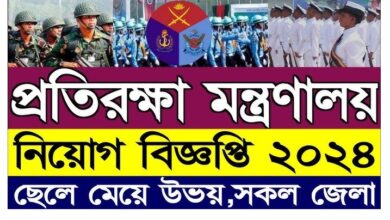 Ministry of Defence Job Circular 2024