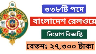 Bangladesh Railway Job Circular