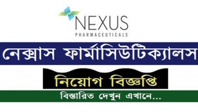 Nexus Pharmaceuticals Job Circular