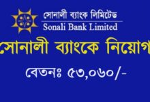 Sonali Bank Ltd Job Circular 2024