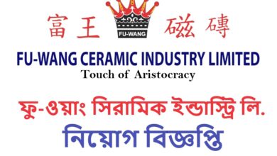 Fu-Wang Ceramic Industry Limited Job Circular