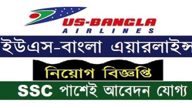 US-Bangla Airlines published a Job Circular