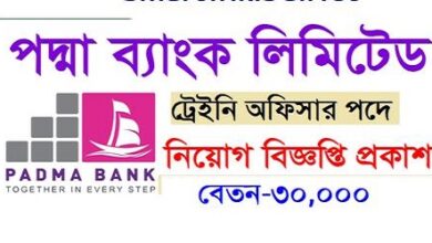 Padma Bank Limited published a Job Circular