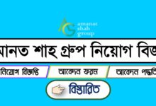 Amanat Shah Group Job Circular 2024