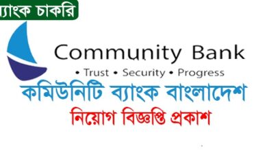 Community Bank Bangladesh Ltd Job Circular