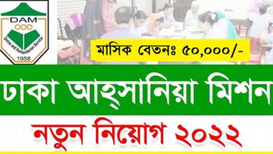 Dhaka Ahsania Mission New Job Circular