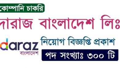Daraz Bangladesh Limited Job Circular 2022