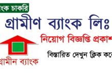 Grameen Bank Jobs Circular 2022
