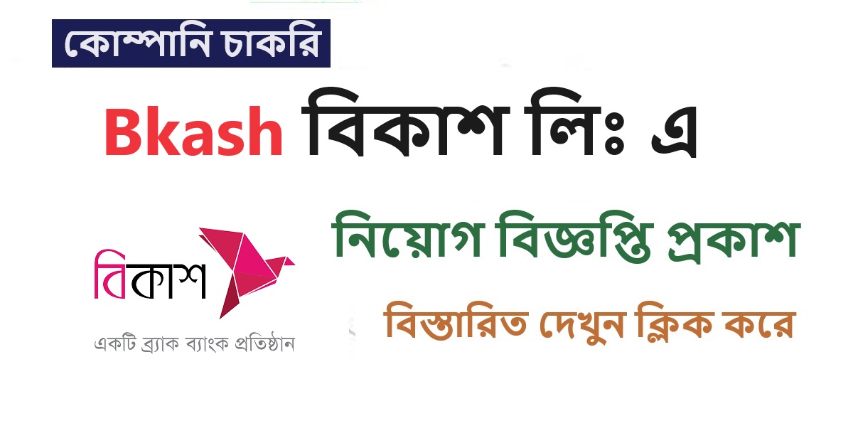 BKash Ltd Job Circular 2024 | Jobs Holders