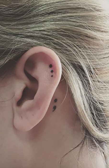 Tattoo Behind The Ear