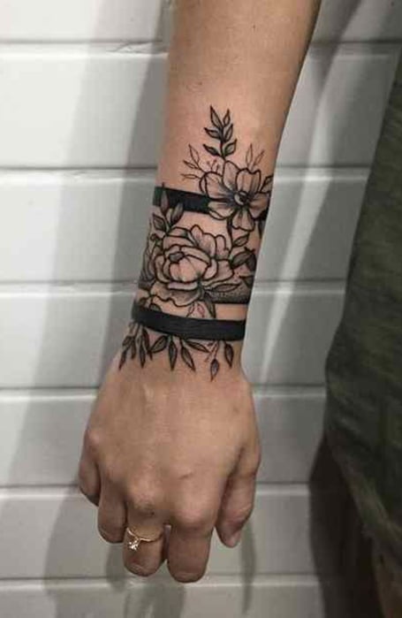 Flower Wrist Tattoo