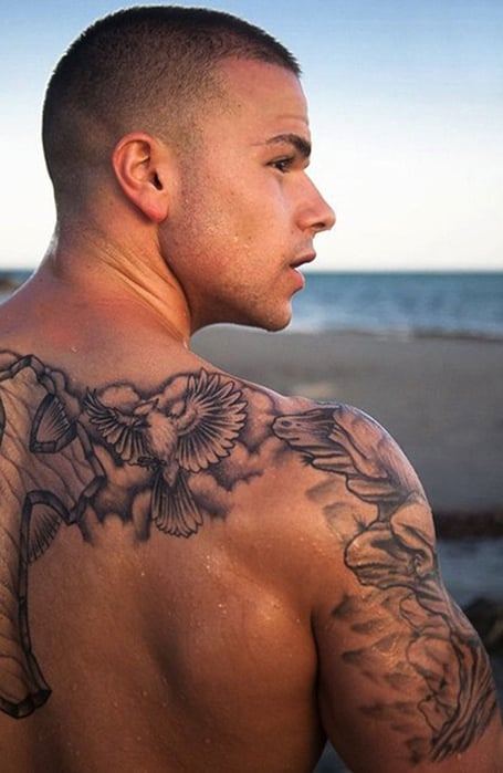 Back And Shoulder Tattoo