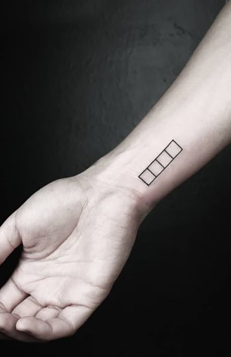 Simple Wrist Tattoo