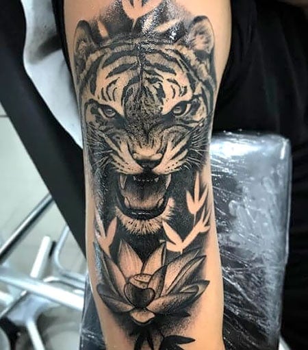 Baby Tiger Cub Tattoo 1