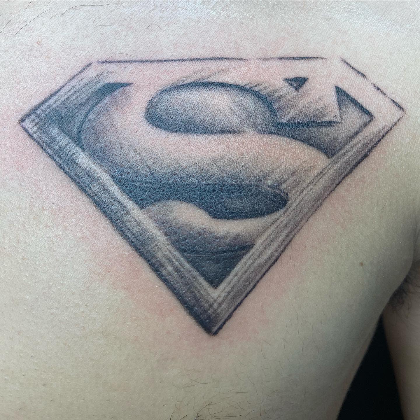 Simple Superman Tattoo -makeshift_shaman