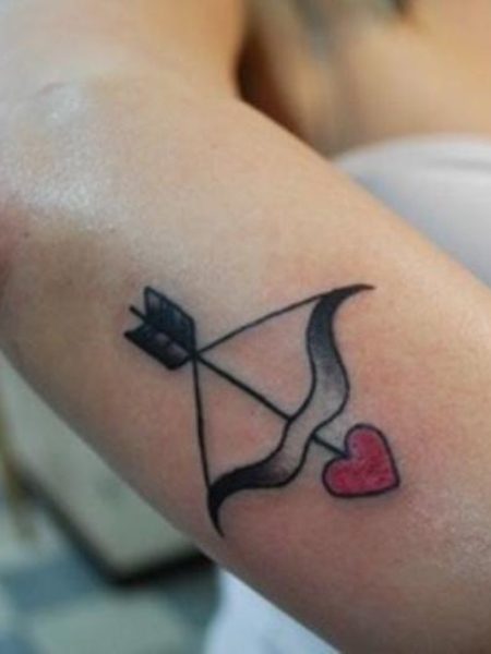 Heart And Arrow Tattoo 