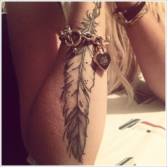 Feather Tattoo Designs (36)