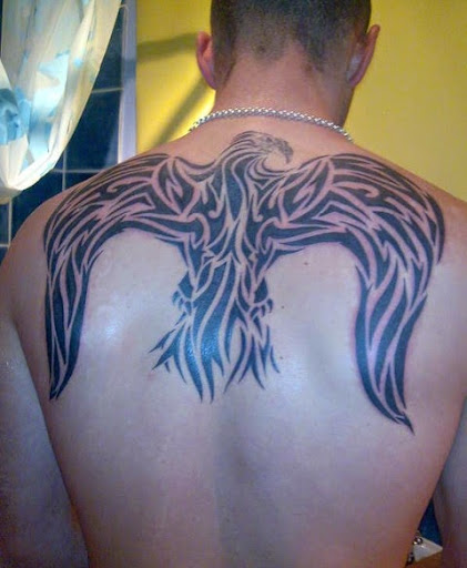 tribal eagle tattoos