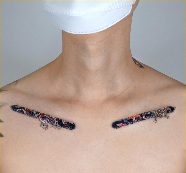 Best collar bone tattoos