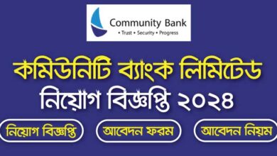 Community Bank Bangladesh Ltd Job Circular 2024