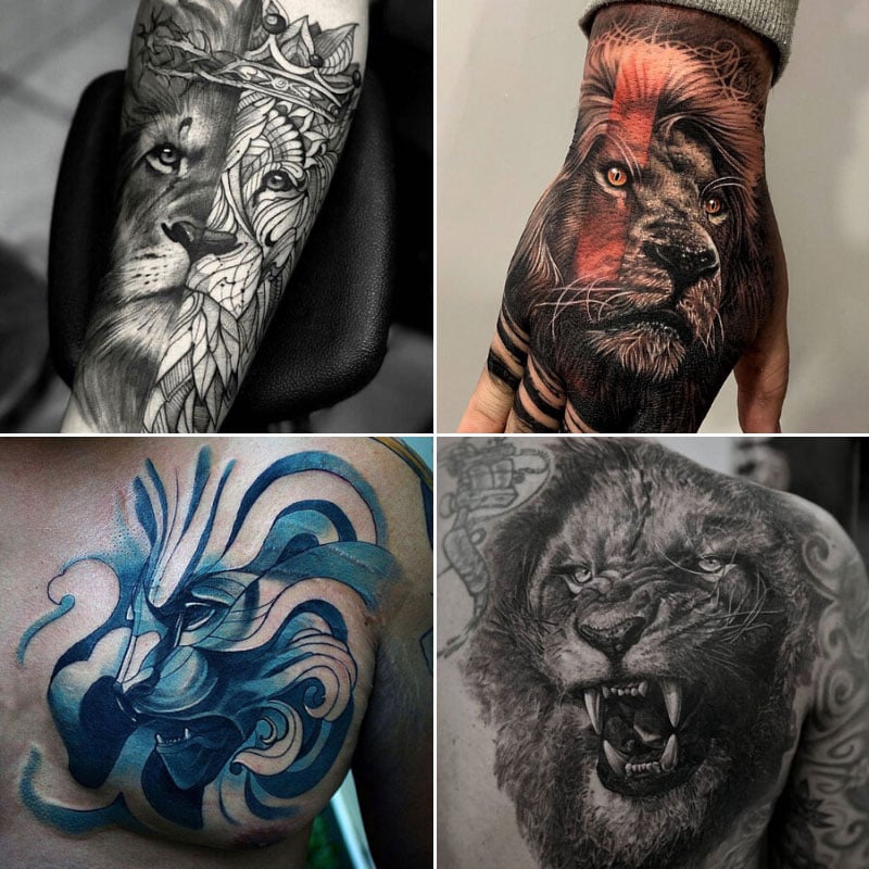 Lion Tattoos For Men