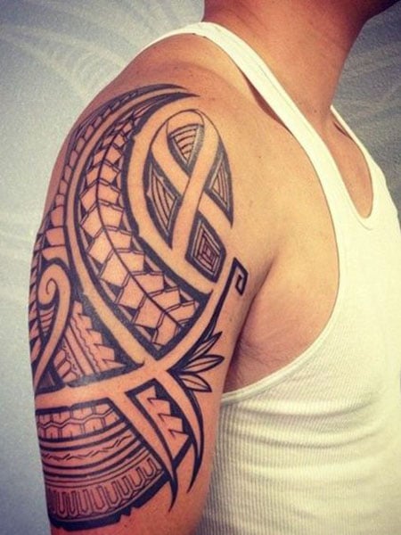 Tribal Upper Arm Tattoos