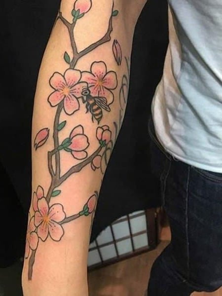 Cherry Blossom Tree Tattoo1