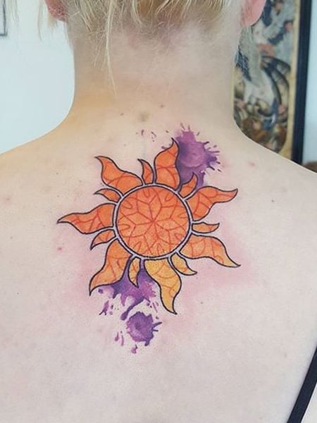 Tangled Sun Tattoo